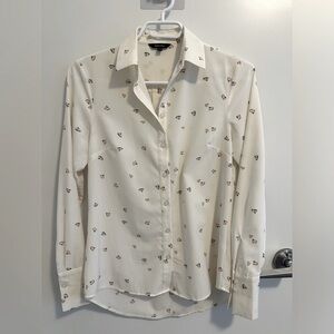 RW&CO Ivory Pencil Shard Print